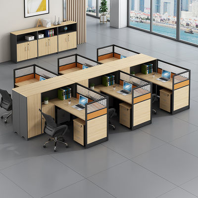 Combinatie van kantoormeubilair Dubbel bureau Computer bureau en stoel met moderne ontwerp stijl