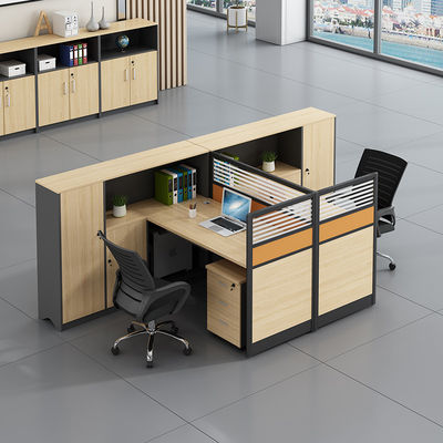 Combinatie van kantoormeubilair Dubbel bureau Computer bureau en stoel met moderne ontwerp stijl