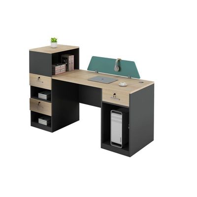 ISO9001/ISO14001 gecertificeerde combinatie van bureau en stoel voor personeelsleden