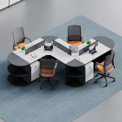 Moderne commerciële kantoormeubilair Aanpasbare modulaire cubicle scheidingswand Werkstation