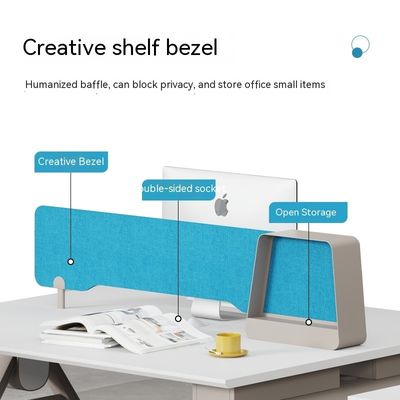 Uitbreidbare moderne ontwerp licht luxe kantoor bureau en stoel combinatie voor 2-4 personen