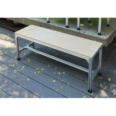 Conferentietafel rechthoekig in solide houten stijl Commercieel kantoor Computer bureau werkstation