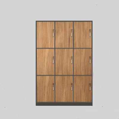 Solid wood PANEL Werknemer kast met slot opslagruimte voor fitness badkamer slaapkamer