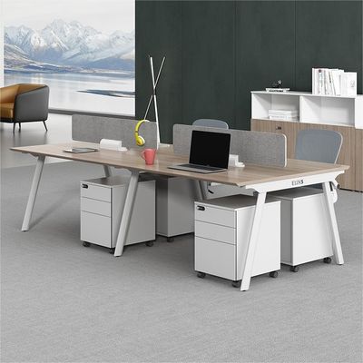 Moderne kantoormeubilair MDF-paneel kantoor tafels en stoelen voor het bureau van het personeel