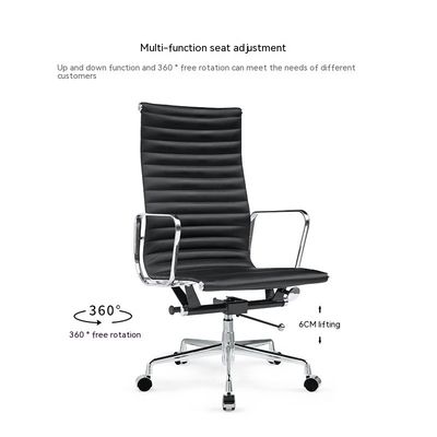 Moderne design hoge rug Executive kantoorstoel met technisch leer en zacht katoen