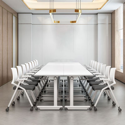 Algemeen Verplaatsbaar Splicing Opvouwbaar Trainingstafel Met Wielen Flip Long Tafel Onderwijs Kantoormeubelen Combinatie