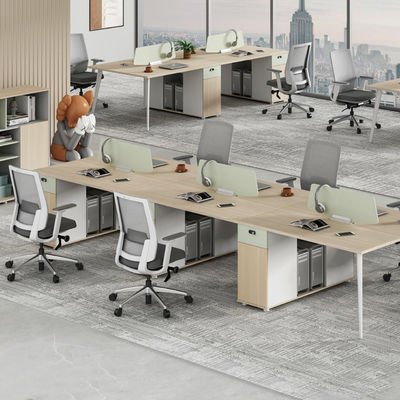 Gridlock Werknemer Workstation Office Set in Modern Design voor de efficiëntie van het ziekenhuis