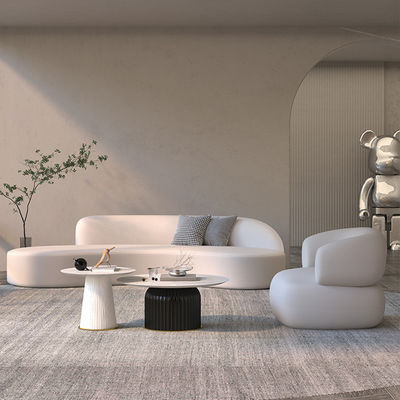 Postverpakking Vijfsterren Hotel Lobby Lounge Area Sofa met fluwelen stof Arc Combinatie