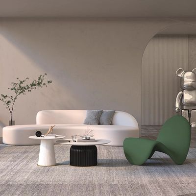 Postverpakking Vijfsterren Hotel Lobby Lounge Area Sofa met fluwelen stof Arc Combinatie