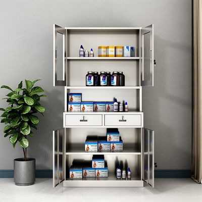 90*40*180cm Specificaties Roestvrij staal medicijnkast voor ziekenhuis en kliniek