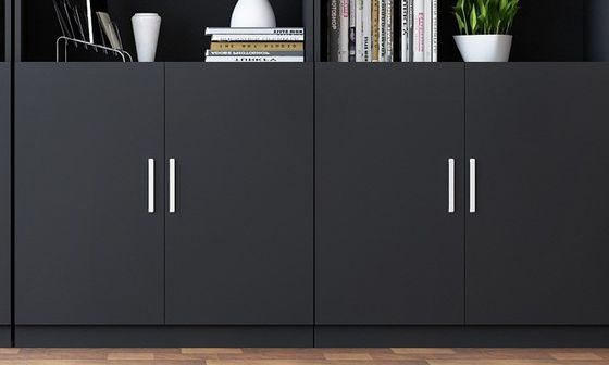 Office twee-deurs pantry kast met modern ontwerp en T / T 30% aanbetaling 70% saldo