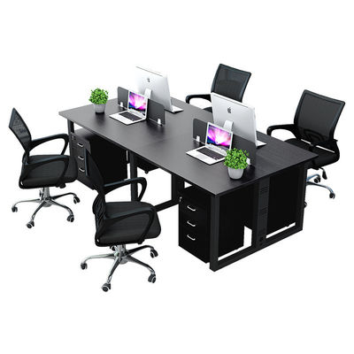 Metalen benen Moderne multi-persoon bureau set voor klant vereiste kantoor organisatie