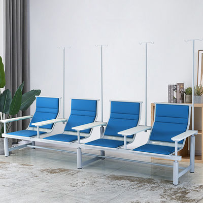 Commerciële meubels Wachtruimte van roestvrij staal Stoelen voor luchthavens en ziekenhuizen