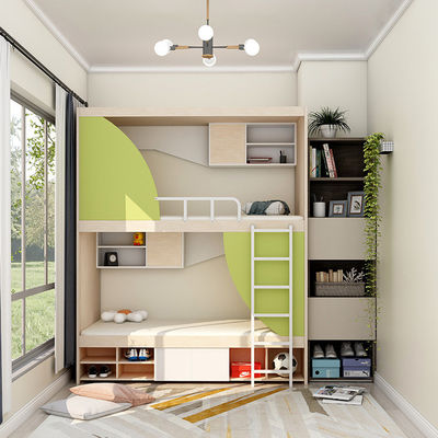 Ruimtebesparend hotelbed Modern minimalistisch bed met grote opslagruimte