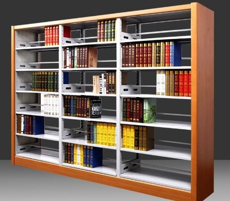 Bureaumeubilair Stalen boekenplank voor schoolbibliotheek Dubbele enkelzijdige betalingstermijn T/T