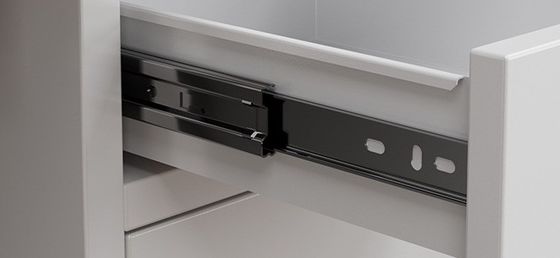 Bedrijfsmeubelen van staal Bureau Computertafel Eén met afsluitbare la