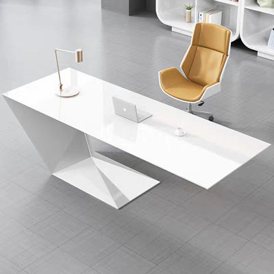 Home Office Furniture Morden Werk Bureaubureau met op maat gemaakte witte verf Consulting Table