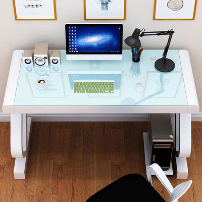 Klanten Logo Office Home School Computertafel met gehard glas