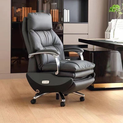 Comfortabele moderne chefstoel met draadloos USB opladen en elektrische massage