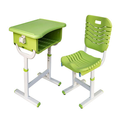 Kinderen/Kinderen Plastic bureau en stoel set voor schoolstudie ISO9001 ISO14001 gecertificeerd