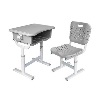 Kinderen/Kinderen Plastic bureau en stoel set voor schoolstudie ISO9001 ISO14001 gecertificeerd