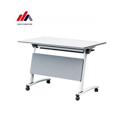 E1 MDF/MFC Melamine board vouwbare mobiele trainingstafel voor kantoorconferentie