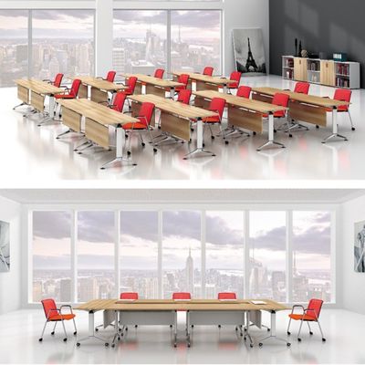 Moderne ontwerp stijl mobiele bureau voor opvouwbare studio werkstation kantoormeubelen