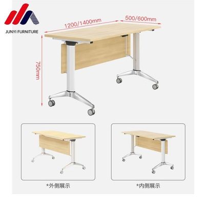 Moderne ontwerp stijl mobiele bureau voor opvouwbare studio werkstation kantoormeubelen