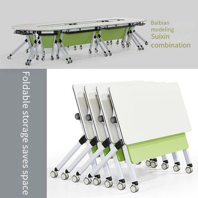 Opvouwbare vergaderruimte Tafelstand Werkstation Bureaublad met E1 MDF/MFC Melamine Board