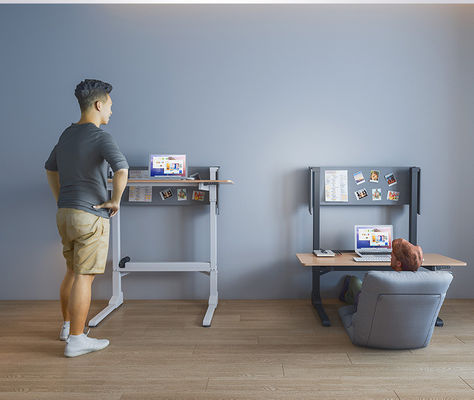 Verstelbare hoogte Home Office Desk met elektrisch tillen en moderne ontwerp snelheid 38mm/s