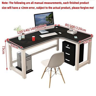 Home Office Computer Desk met converteerbare L-vorm en aangepaste kleuren