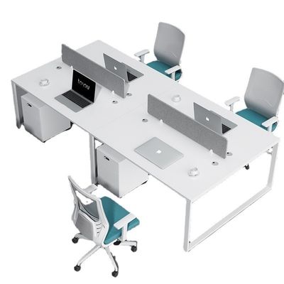 Op maat gemaakte bureaubureausets met open bureaus en stoelen voor uw kantoor