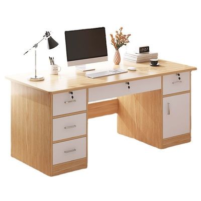 Moderne luxe PANEL Houten stijl Executive Desk voor aangepaste kleuren en eind kantoor