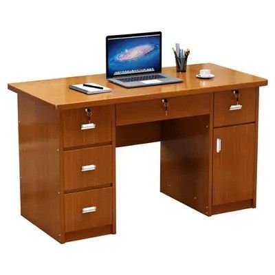 Moderne luxe PANEL Houten stijl Executive Desk voor aangepaste kleuren en eind kantoor