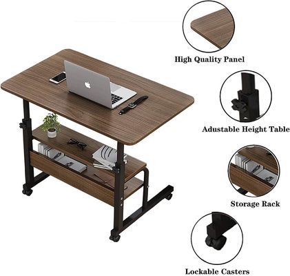 Multifunktioneel meubilair voor het huis en het kantoor Houten lifttafel met hoogteverstelbaar ontwerp