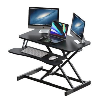 Staal staande opheftafel met instelbare hoogte kantoor computer bureau