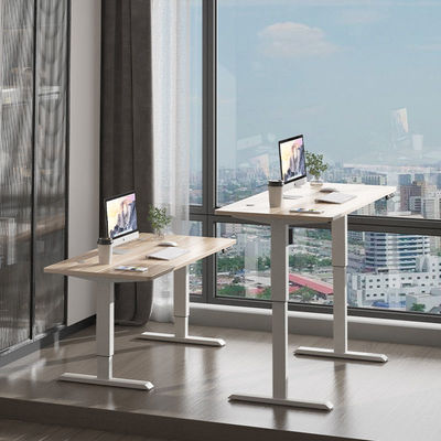Elektrisch zit-stand bureau met gemotoriseerde hoogteverstelling
