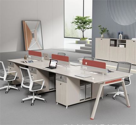 Modulaire kantoormeubilair met werkstation en werkplaats