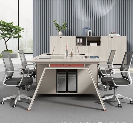 Modulaire kantoormeubilair met werkstation en werkplaats