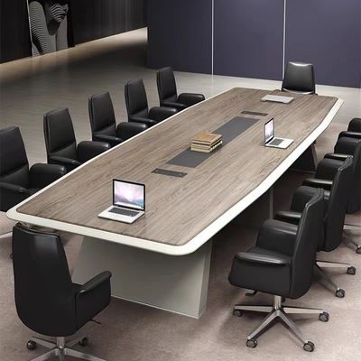 Conferentietafel Raadsvergadering Vergaderzaal Kantoor bureau met aangepaste kleuren