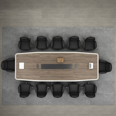 Conferentietafel Raadsvergadering Vergaderzaal Kantoor bureau met aangepaste kleuren