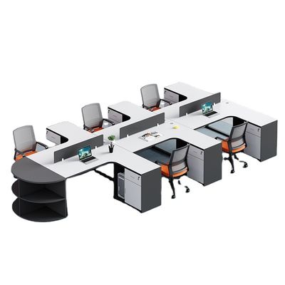 Aluminiumpaneel/stof/staal combinatie bureau- en stoel