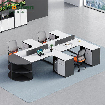 Aluminiumpaneel/stof/staal combinatie bureau- en stoel