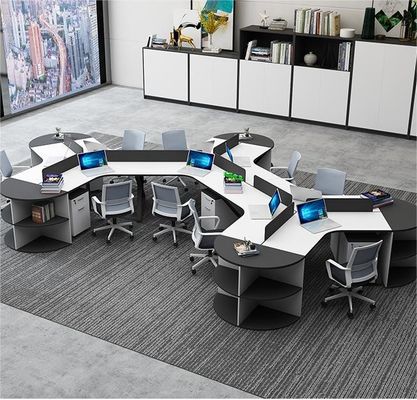 Hoofdmateriaal Aluminiumframepaneel/stof/staal voor het bureau van de baas en de conferentietafel