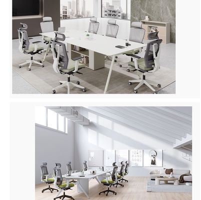 Moderne blauw en zwart Executive draaiende kantoortaakstoel voor ergonomisch werkstation