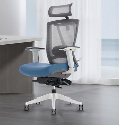 Moderne blauw en zwart Executive draaiende kantoortaakstoel voor ergonomisch werkstation