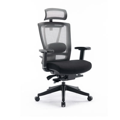 Moderne blauw en zwart Executive draaiende kantoortaakstoel voor ergonomisch werkstation