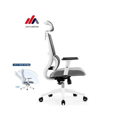 Metalen raam Executive Office Chair Comfortable Mesh Ergonomische PC stoel voor lange uren