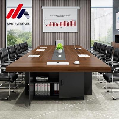 E1 MDF/MFC Melamine Board Grote vergadertafel Moderne conferentietafel voor multifunctioneel