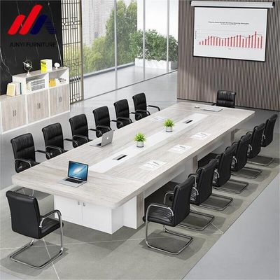 E1 MDF/MFC Melamine Board Grote vergadertafel Moderne conferentietafel voor multifunctioneel